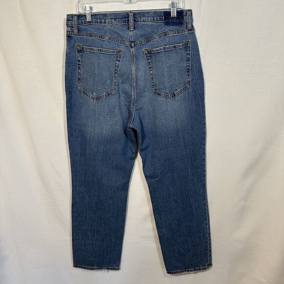 Abercrombie & Fitch Jeans Womens 14/ 32R  The Ankle Straight Ultra High Rise - Picture 2 of 4